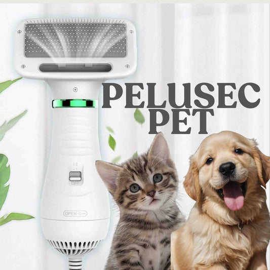 CEPILLO SECADOR 2EN1 PARA MASCOTAS🐾